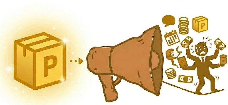 product icon going to too many marketing comms projects