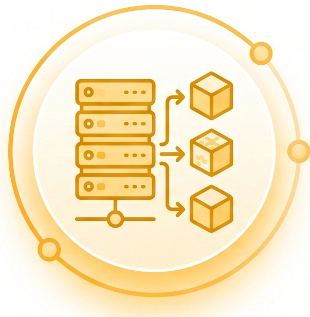 structured website data illustration